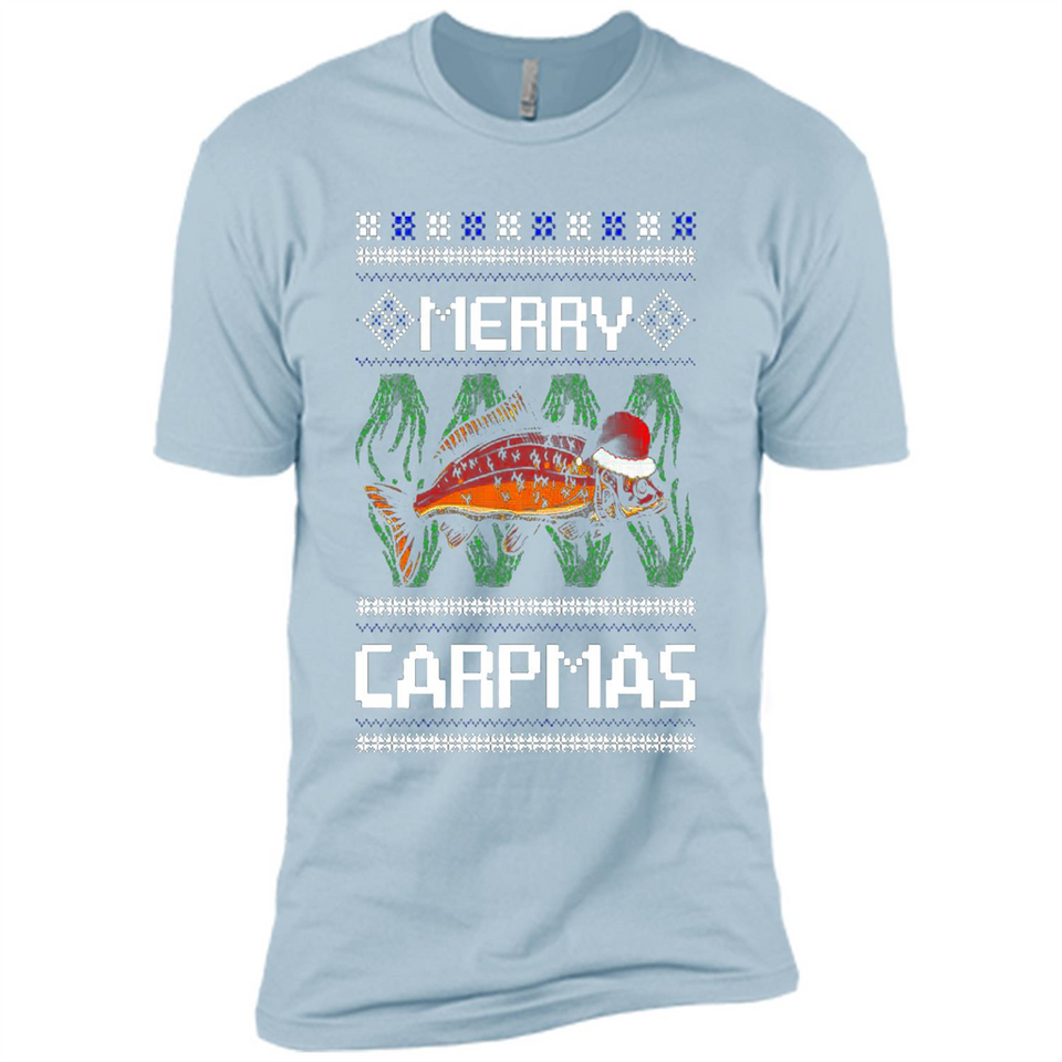 Santa Claus Carpmas Merry Carpmas Christmas Sweater PINGPONG - Premium Short Sleeve T-Shirt