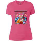 Meowy Christmas Ugly Funny Cats Lover PINGPONG