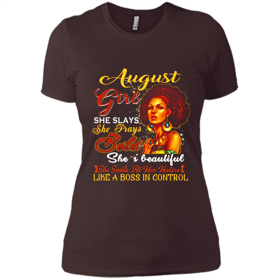 August Girl She Slays She Prays Beautiful Birthday PINGPONG