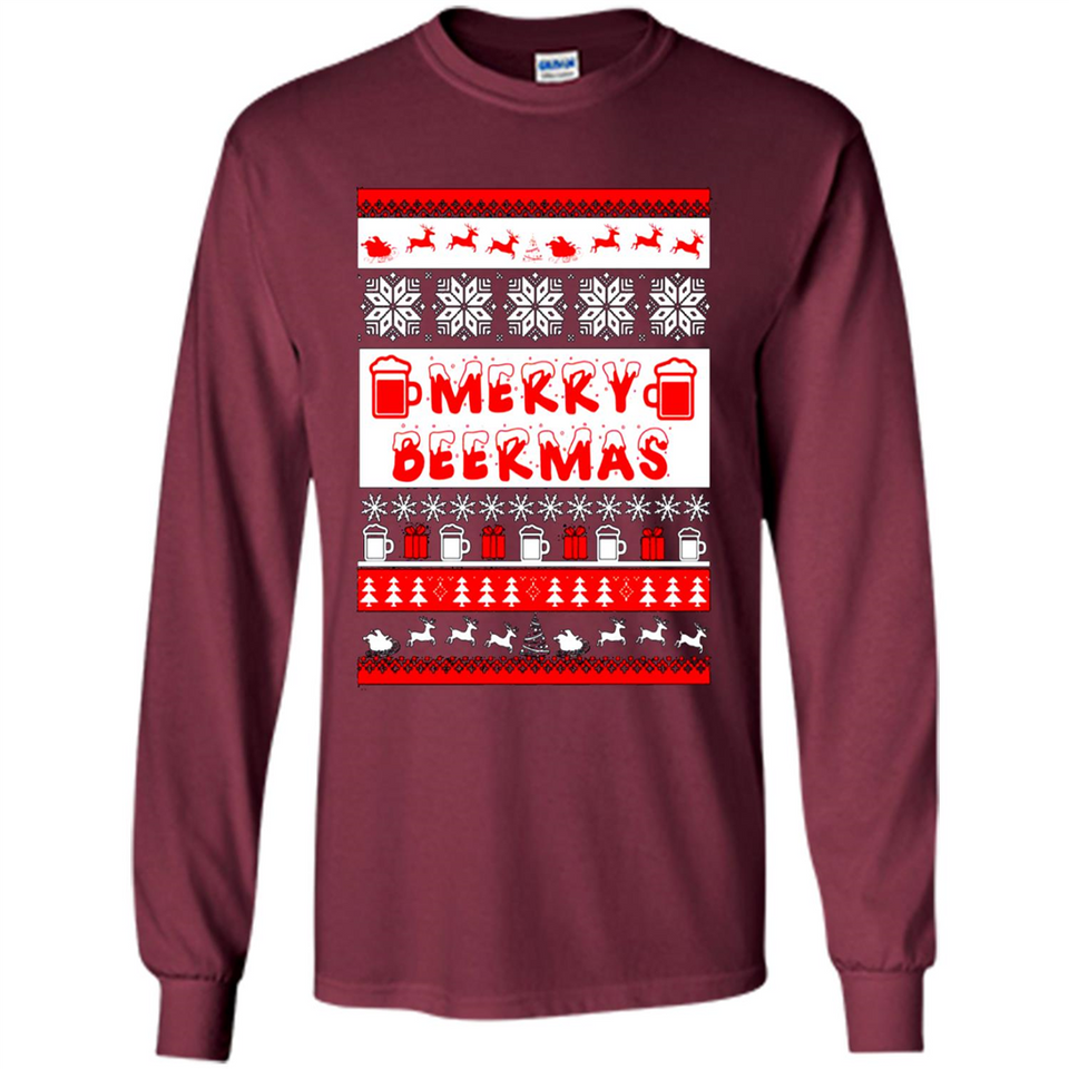 Merry Beermas Christmas sweater PINGPONG