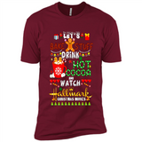 Let's Bake Stuff Drink Hot Cocoa Hallmark-Christmas Movies Sweatshirt PINGPONG