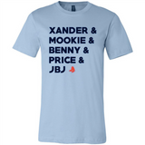 Baseball Favorite Players - Canvas Unisex T-Shirt