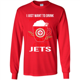 I Just Want To Drink Hot Chocolate & Watch Winnipeg Jets Ugly Christmas Sweater PINGPONG