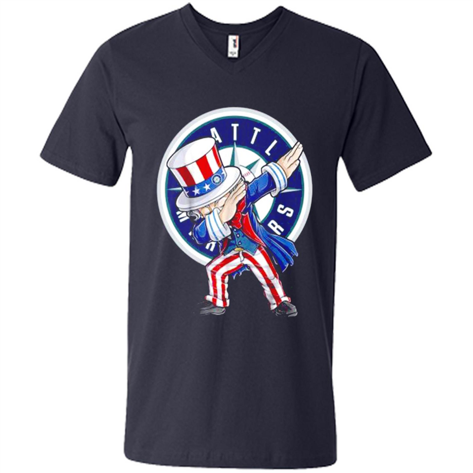 MLB SEATTLE MARINERS UNCLE SAM DABBING INDEPENDENCE DAY