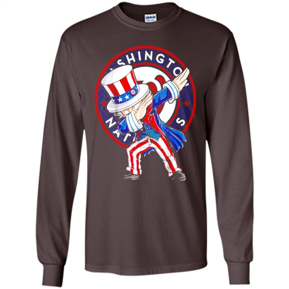 MLB WASHINGTON NATIONALS UNCLE SAM DABBING INDEPENDENCE DAY