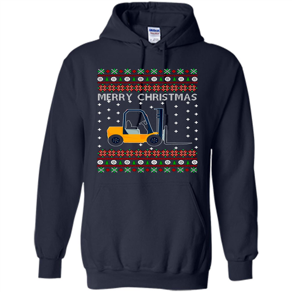 Merry Christmas Forklift ugly sweatshirt PINGPONG
