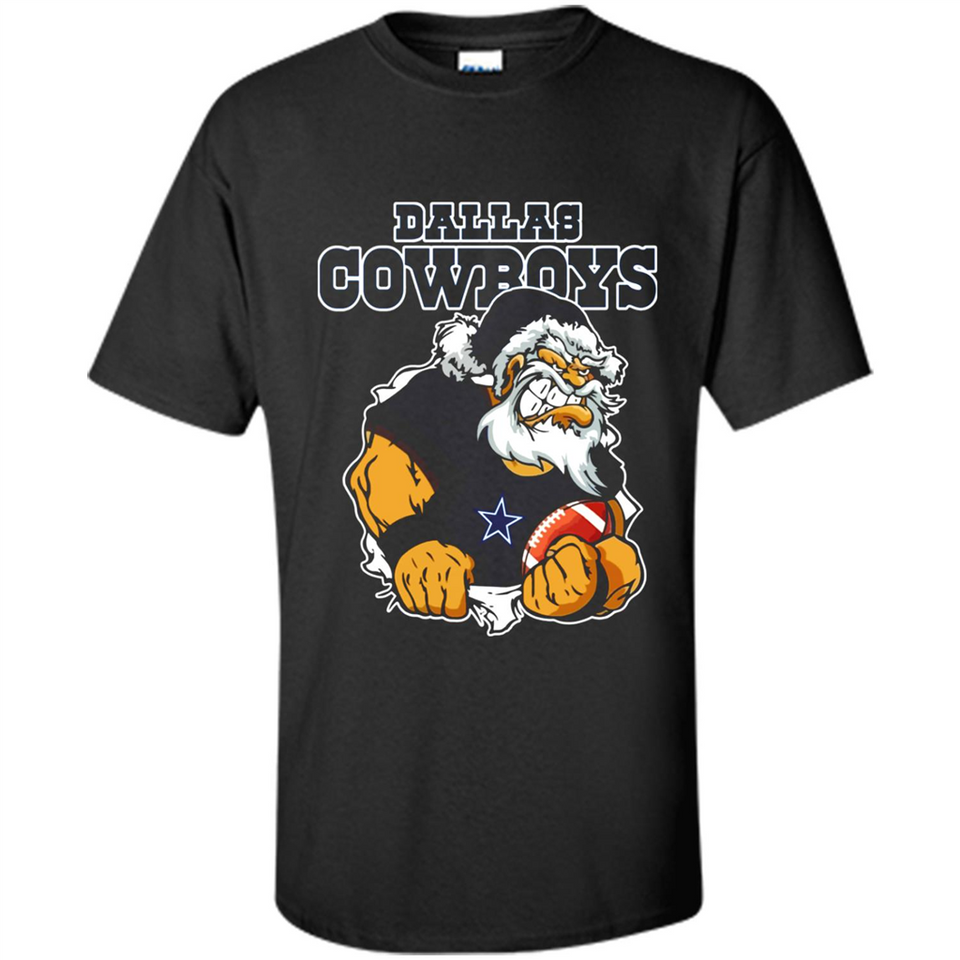 Grumpy Santa Claus Dallas Cowboys Football Team PINGPONG