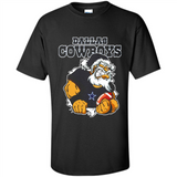 Grumpy Santa Claus Dallas Cowboys Football Team PINGPONG