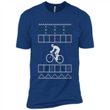Christmas Ugly Sweater Cycling - Ugly Christmas Sweater - Premium Short Sleeve T-Shirt