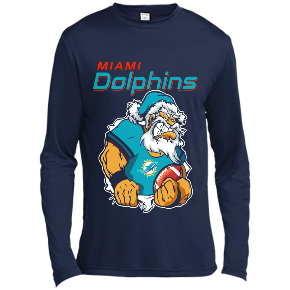 Grumpy Santa Claus Miami Dolphins Football Team PINGPONG