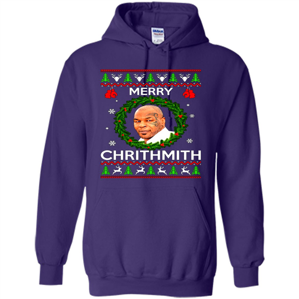 Mike Tyson Merry Chritmith Christmas Sweatshirt PINGPONG