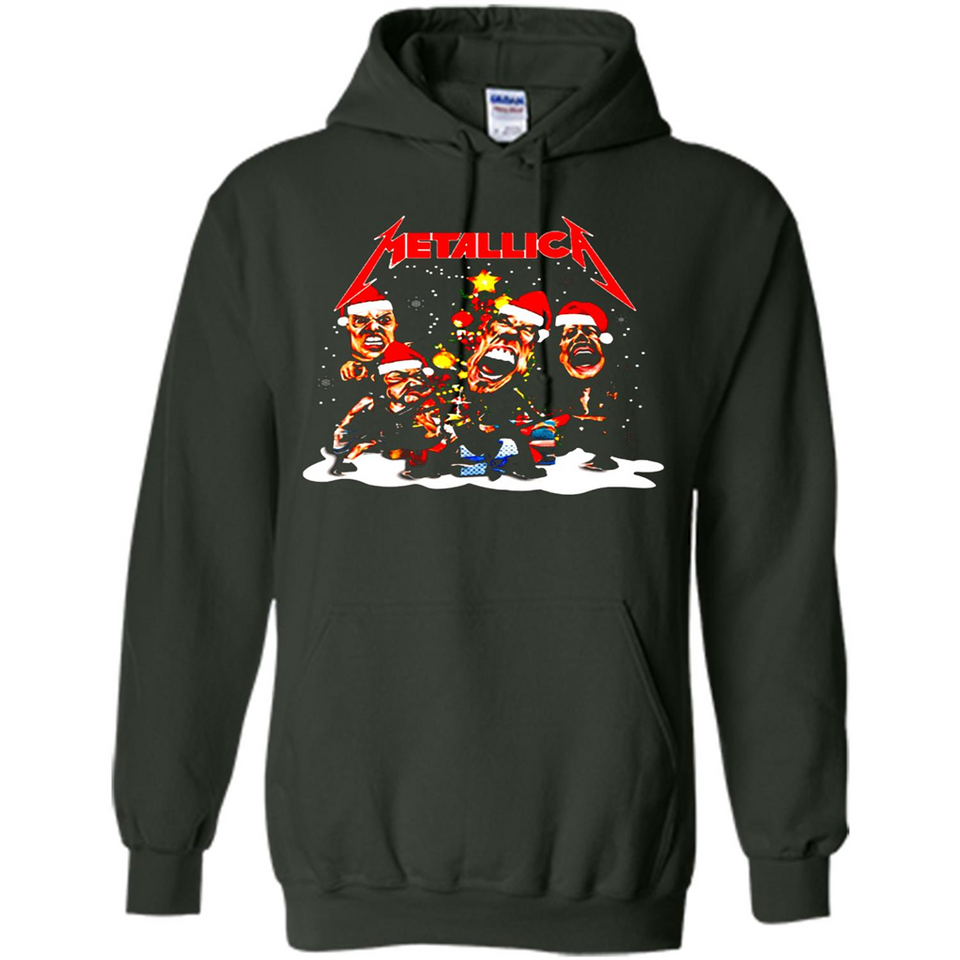 Metallica christmas sweatshirt hoodie long PINGPONG - Hoodie