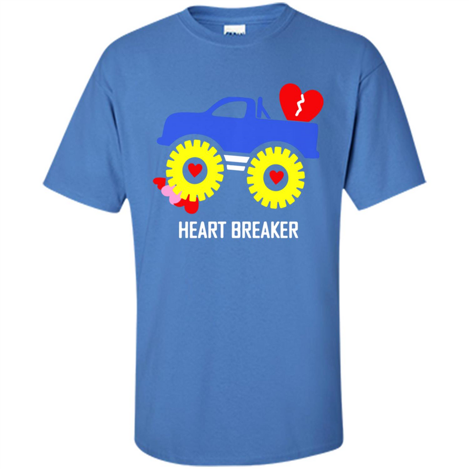 HEART BREAKER BLUE MONSTER TRUCK VALENTINE'S DAY