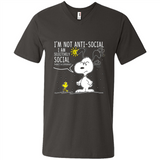 Snoopy I'm Not Anti-Social I Am Selectively Social