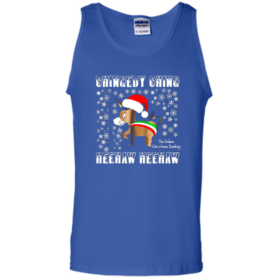 Amazing Dominick The Christmas Donkey-Italian Christmas Donkey - Tank Top