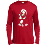 Santa Michael Myers Ho Ho Ho Merry Christmas Sweatshirt - Canvas Long Sleeve T-Shirt