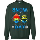 Snow Day Shirt For Carolina Panthers Vs Minion Fans pingpong