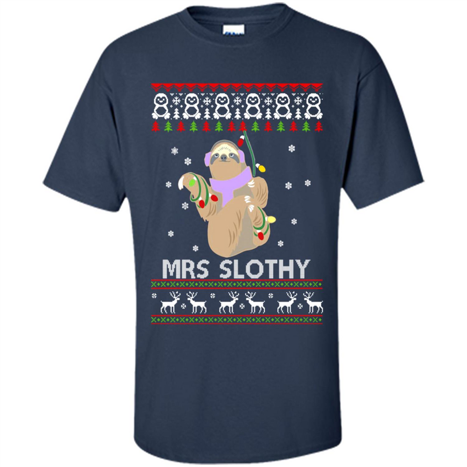 Mrs Slothy Christmas - Shirt