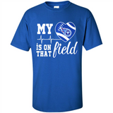 Tennessee Titans Football My Heart is on that Field - Shirt