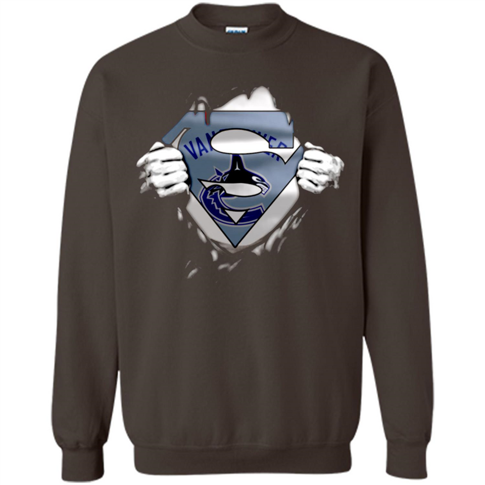 Vancouver Canucks And Superman Fans - Sweatshirt