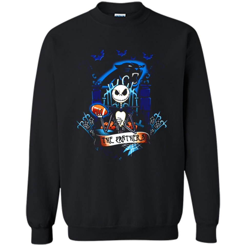 Carolina Panthers Halloween The Nightmare Before Christmas - Sweatshirt