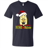 Home Malone Shirt Post Malone Christmas Sweatshirt - Men's V-Neck