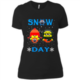 Snow Day Shirt For Edmonton Oilers Vs Minion Fans pingpong