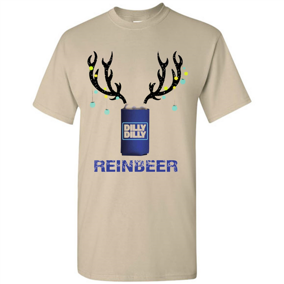 Dilly Dilly Reinbeer Funny Beer Reindeer Christmas Sporty - Shirt
