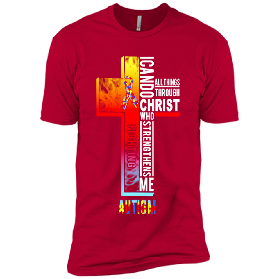 I can do all things through christ who strengthens me fighting Aut sm Jesus