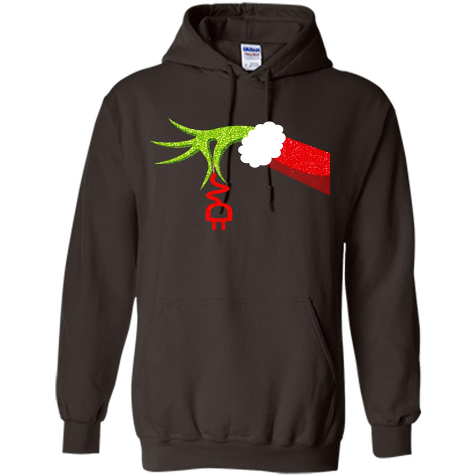 Funny Grinch Hand Holding Electrician Ornament Christmas PING PONG