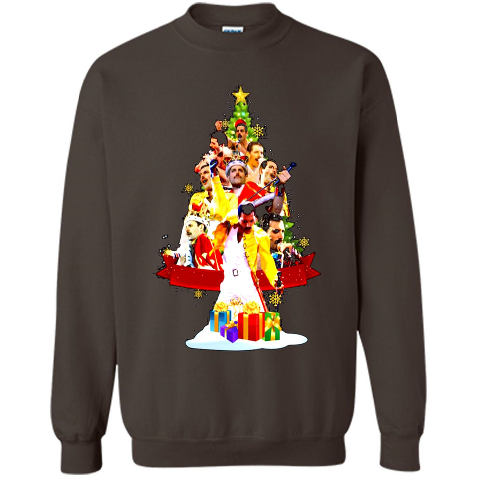 Freddie Mercury Christmas Tree Sweatshirt PING PONG