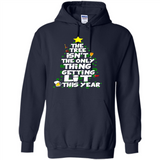 Funny Christmas Tree Drinking Sweatshirt Adult Boozy Festive - Hoodie