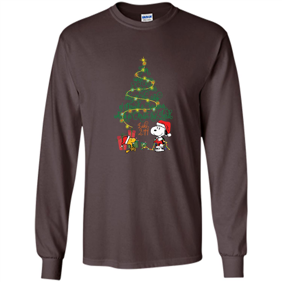 Snoopy-Woodstock-Christmas-tree-for-unto-you-is-born-this-day