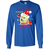Christmas Doge Meme Shirts Funny Santa Shiba Inu Dog - Long Sleeve T-Shirt