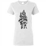 Mariachi Skeleton Shirt Dia De Los Muertos Tequila - Ladies Short-Sleeve