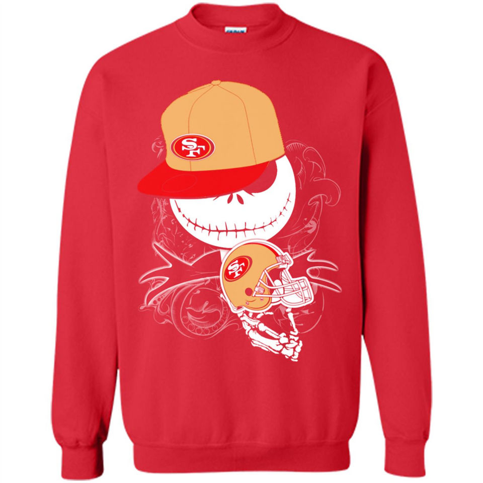 Jack Skellington The Nightmare Before Christmas-49ers Football - Sweatshirt