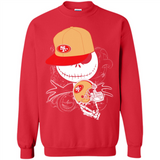 Jack Skellington The Nightmare Before Christmas-49ers Football - Sweatshirt