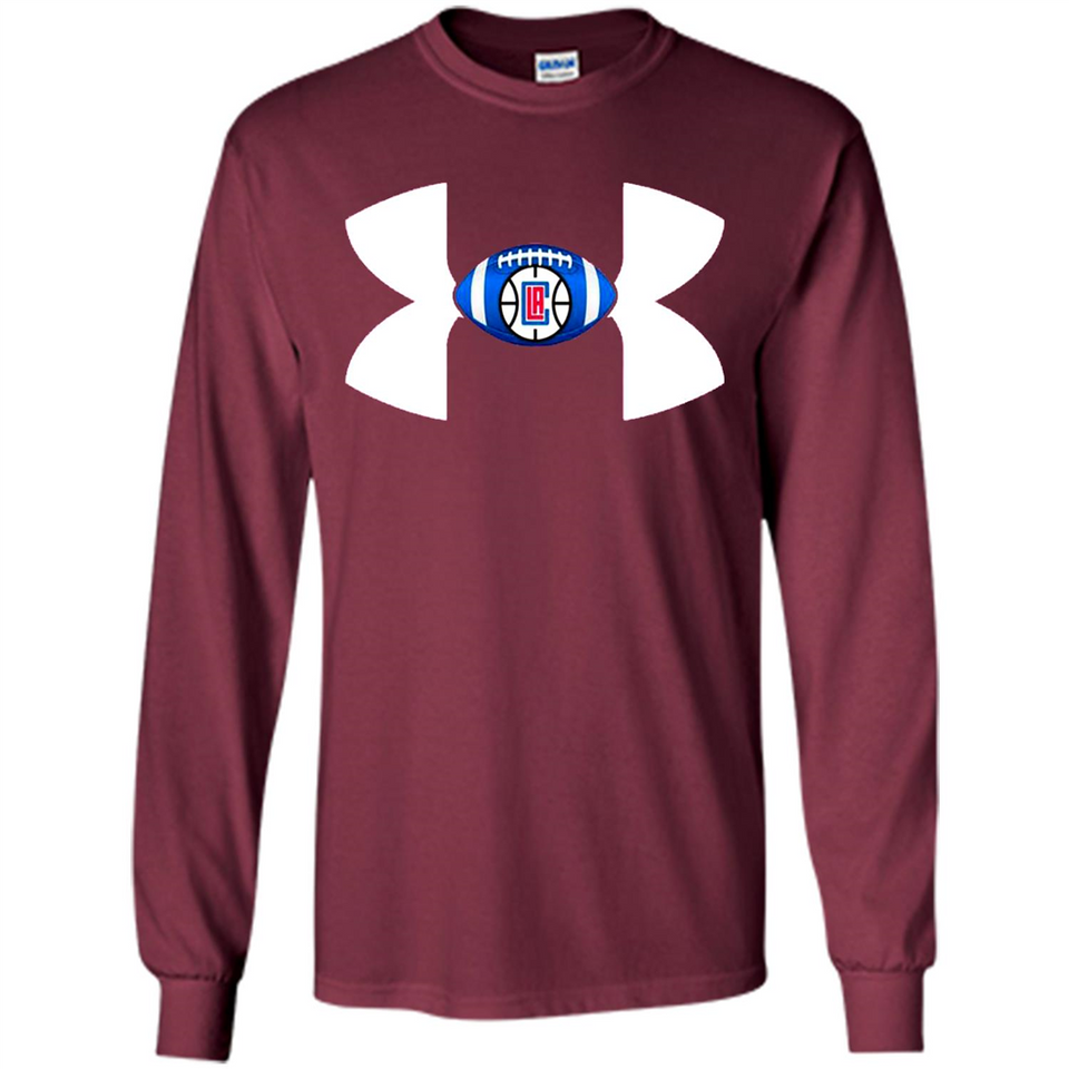 Los Angeles Clippers Under Armour Logo - Long Sleeve T-Shirt