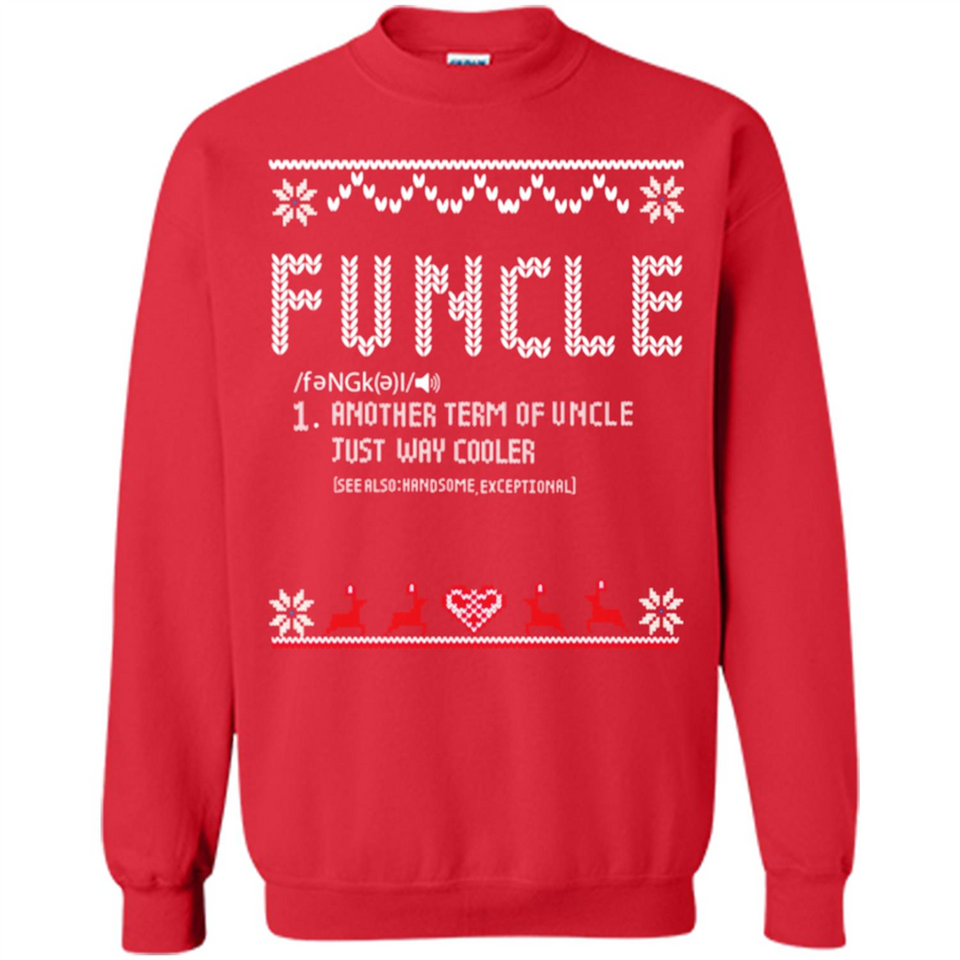 Mens Christmas Funcle Definition - Sweatshirt