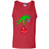 GRINCH HAND HOLDING BOSTON RED SOX GLITTER CHRISTMAS PINGPONG
