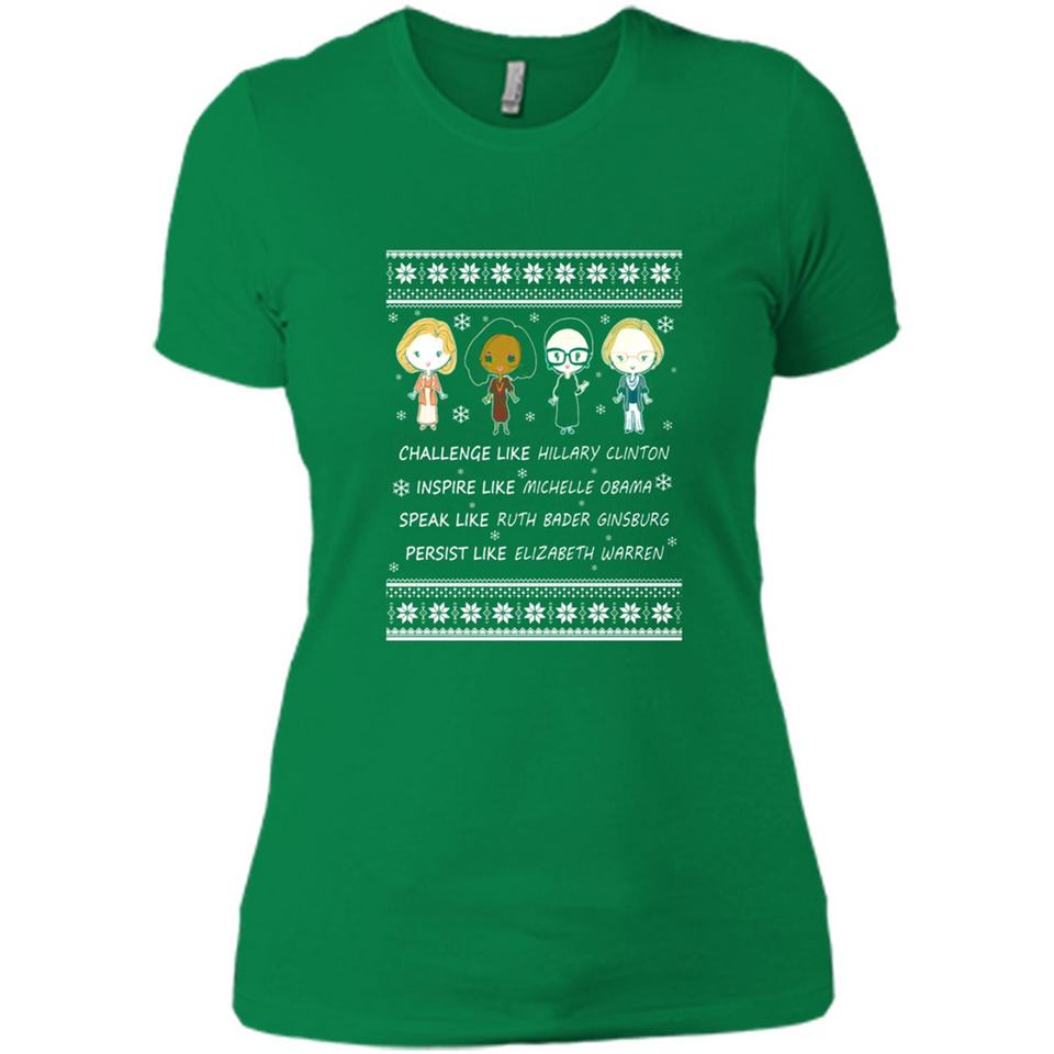 Nasty Women Michelle Hillary Warren Bader Christmas PINGPONG