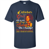 October Girl She Slays She Prays Beautiful Birthday PINGPONG
