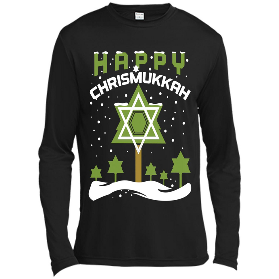 Happy Chrismukkah - Canvas Long Sleeve T-Shirt