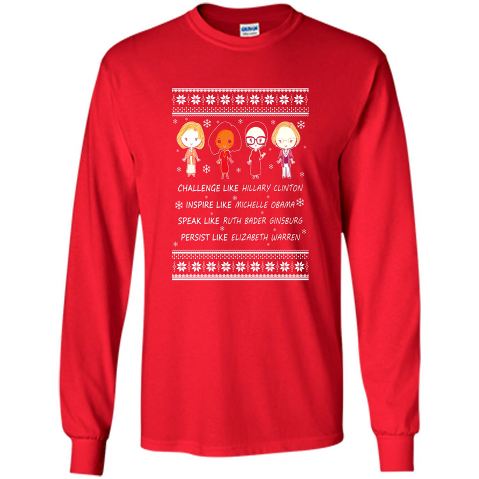 Nasty Women Michelle Hillary Warren Bader Christmas PINGPONG