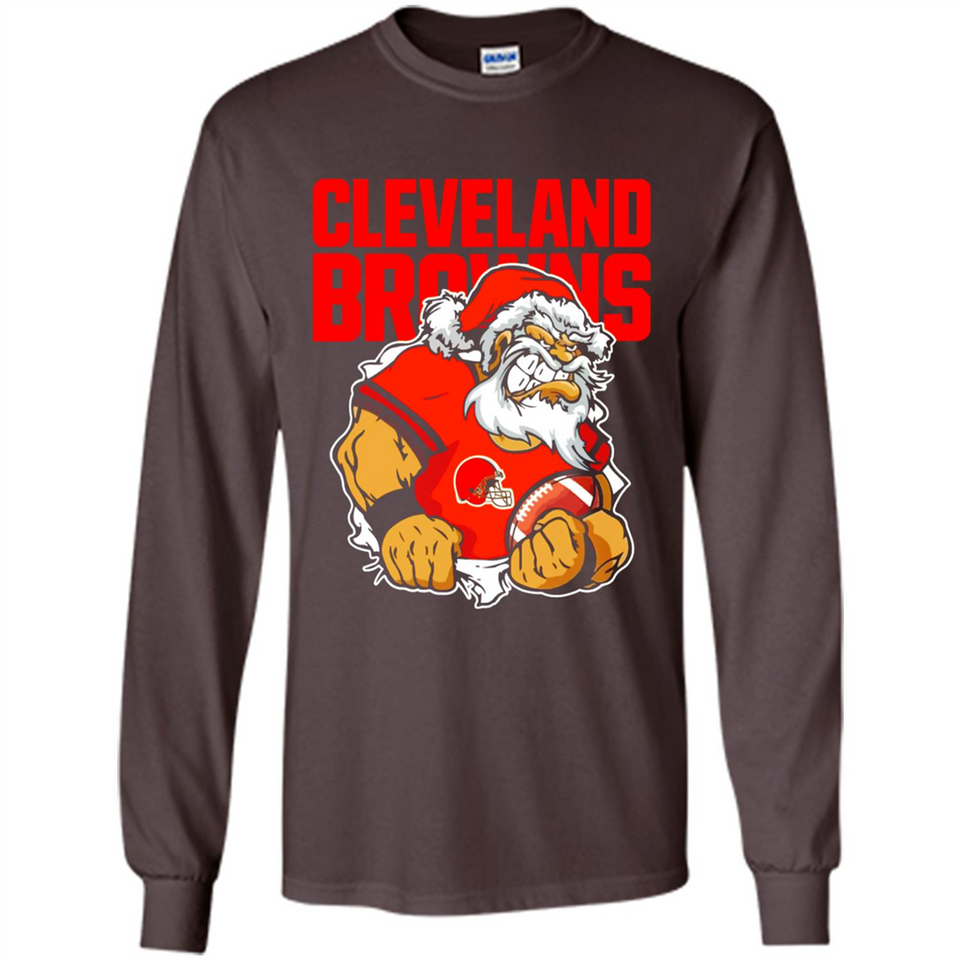 Grumpy Santa Claus Cleveland Browns Football Team PINGPONG
