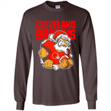 Grumpy Santa Claus Cleveland Browns Football Team PINGPONG