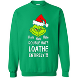 Mr Grinch hate hate hate double hate loathe entirely sweater PINGPONG