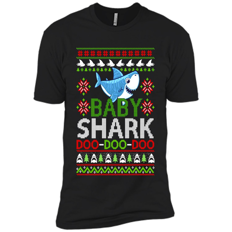 Baby shark Doo Doo Doo Christmas - Premium Short Sleeve T-Shirt