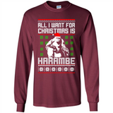 All I want for Christmas is Harambe ugly PINGPONG