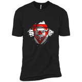 Boston Red Sox And Superman Fans - Premium Short Sleeve T-Shirt